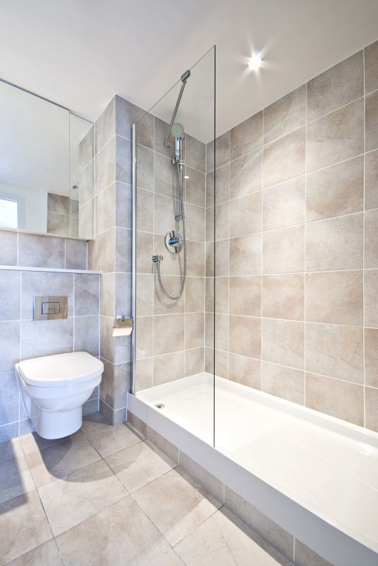 Modern Tiled Shower Space